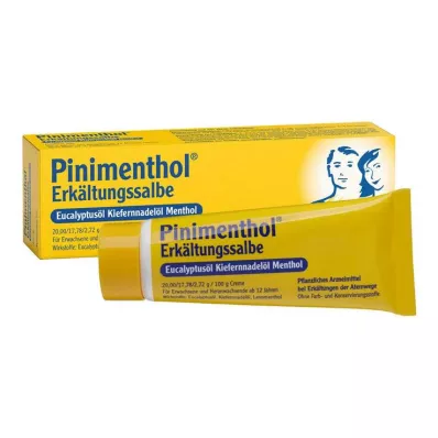PINIMENTHOL Pommade contre le rhume Eucal./Pin./Menth., 20 g PINIMENTHOL Pommade contre le rhume Eucal./Pin./Menth., 20 g