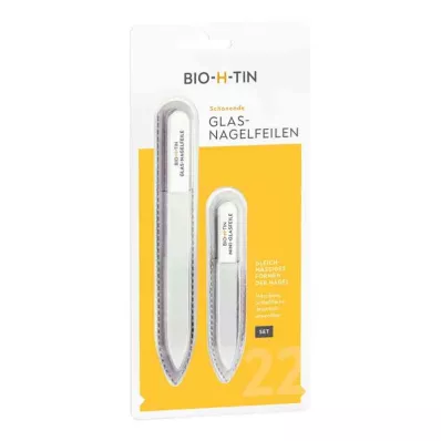 BIO-H-TIN Set de lime à ongles en verre, 1 pc