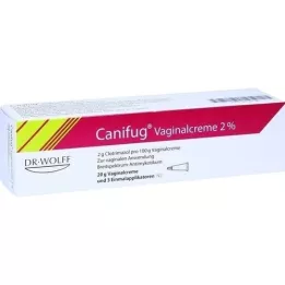 CANIFUG Crème vaginale 2% avec 3 applications, 20 g