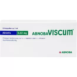 ABNOBAVISCUM Abietis 0,02 mg ampoules, 8 pcs