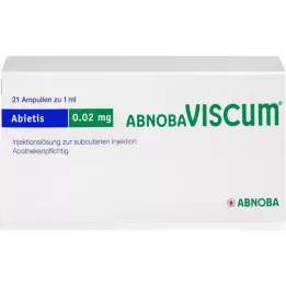 ABNOBAVISCUM Ampoules dAbietis 0,02 mg, 21 pièces
