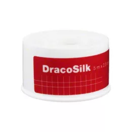 DRACOSILK Pansement en rouleau 2,5 cmx5 m, 1 pc