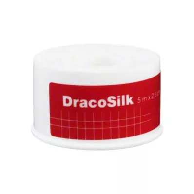 DRACOSILK Pansement en rouleau 2,5 cmx5 m, 1 pc DRACOSILK Pansement en rouleau 2,5 cmx5 m, 1 pc