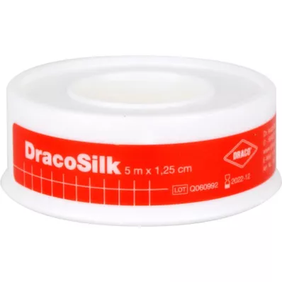 DRACOSILK Pansement en rouleau 1,25 cmx5 m, 1 pc