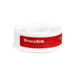 DRACOSILK Pansement en rouleau 1,25 cmx5 m, 1 pc