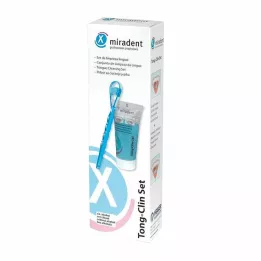 MIRADENT Kit de nettoyage de la langue Tong-Clin, 1 pc