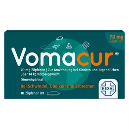 VOMACUR 70 suppositoires, 10 pces