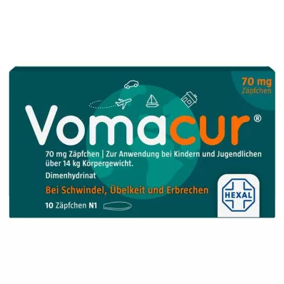 VOMACUR 70 suppositoires, 10 pces