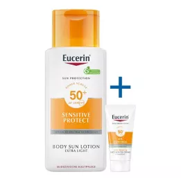 EUCERIN Lotion solaire extra légère LSF 50, 150 ml
