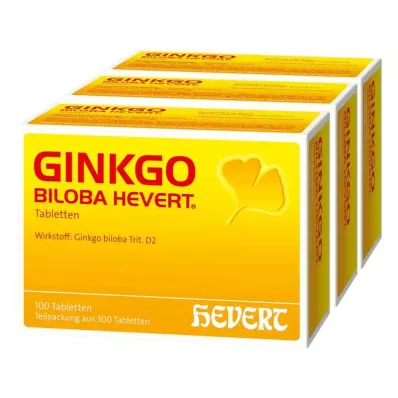 GINKGO BILOBA HEVERT Comprimés, 300 pcs