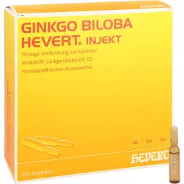 GINKGO BILOBA HEVERT Ampoules injectables, 100 pièces