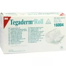 TEGADERM Pansement adhésif 3M 10 cmx10 m rouleau 16004, 1 pc