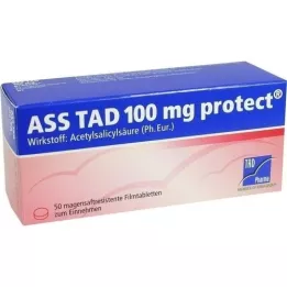 ASS TAD 100 mg protect comprimés pelliculés gastro-résistants, 50 comprimés