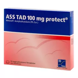 ASS TAD 100 mg protect comprimés pelliculés gastro-résistants, 50 comprimés