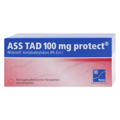 ASS TAD 100 mg protect comprimés pelliculés gastro-résistants, 100 comprimés