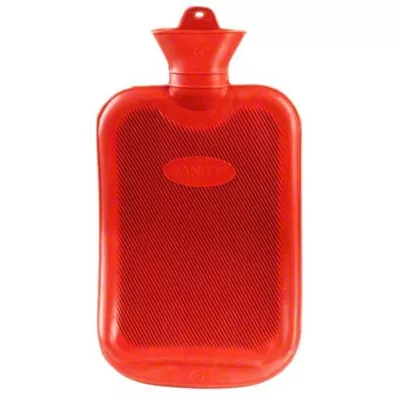 WÄRMFLASCHE Caoutchouc 2 l double lamelle, 1 pc