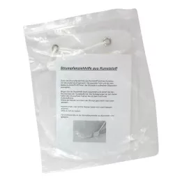 STRUMPFANZIEHHILFE Plastique avec bande, 1 pc