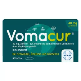 VOMACUR 40 suppositoires, 5 pces