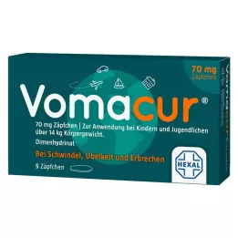 VOMACUR 70 suppositoires, 5 pces