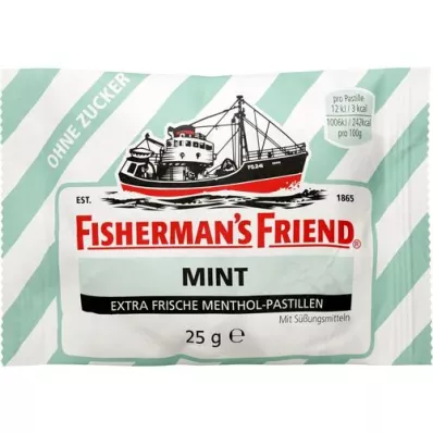 FISHERMANS FRIEND pastilles à la menthe sans sucre, 25 g