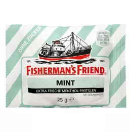 FISHERMANS FRIEND pastilles à la menthe sans sucre, 25 g