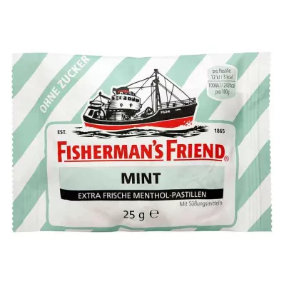 FISHERMANS FRIEND pastilles à la menthe sans sucre, 25 g FISHERMANS FRIEND pastilles à la menthe sans sucre, 25 g
