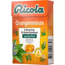 RICOLA o.Z.Box Bonbons à la menthe orange, 50 g