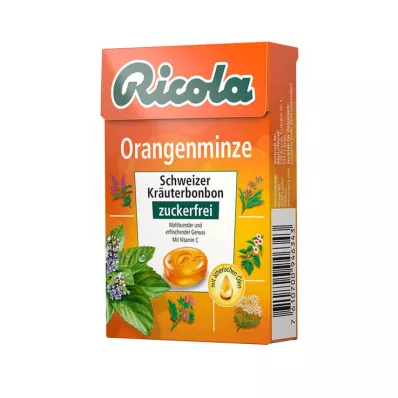RICOLA o.Z.Box Bonbons à la menthe orange, 50 g