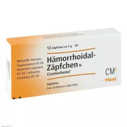 HÄMORRHOIDAL Suppositoire N Cosmochema, 12 pces
