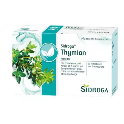 Sacs filtrants Sidroga® Thym, 20X1,6 g