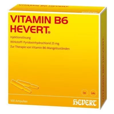 VITAMIN B6 HEVERT Ampoules, 100X2 ml