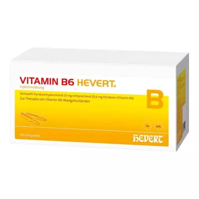 VITAMIN B6 HEVERT Ampoules, 100X2 ml