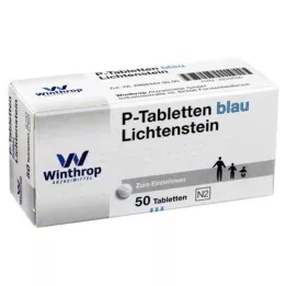 P TABLETTEN bleu 8 mm pas, 50 pces
