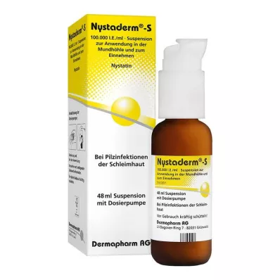 NYSTADERM Pompe doseuse pour suspension S, 48 ml NYSTADERM Pompe doseuse pour suspension S, 48 ml