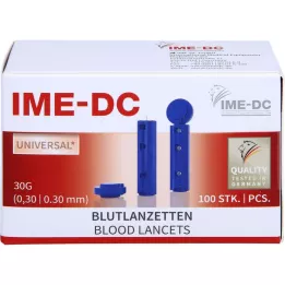 IME-DC Lancettes/aiguilles pour autopiqueur, 100 pièces