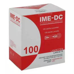 IME-DC Lancettes/aiguilles pour autopiqueur, 100 pièces