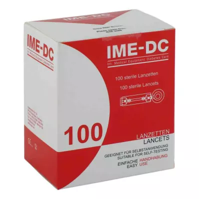 IME-DC Lancettes/aiguilles pour autopiqueur, 100 pièces