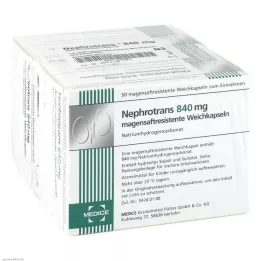 NEPHROTRANS Gélules gastro-résistantes de 840 mg, 100 gélules