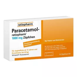 PARACETAMOL-Suppositoire ratiopharm 1.000 mg, 10 pces