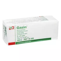 GAZIN Compresse de gaze 5x5 cm non stérile 8x Op, 100 pces