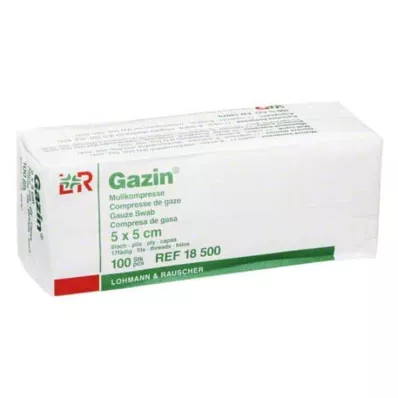 GAZIN Compresse de gaze 5x5 cm non stérile 8x Op, 100 pces GAZIN Compresse de gaze 5x5 cm non stérile 8x Op, 100 pces