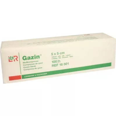 Gazin OP compresse 5x5cm 12, 100 pc Gazin OP compresse 5x5cm 12, 100 pc