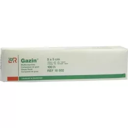 GAZIN Compresse de gaze 5x5 cm non stérile 16x Op, 100 pces
