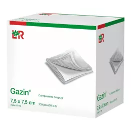 GAZIN Comp. de gaze 7,5x7,5 cm non stériles 8x Op, 100 pces