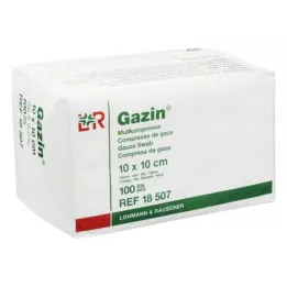 GAZIN Comp. de gaze 10x10 cm non stériles 12x op, 100 pces