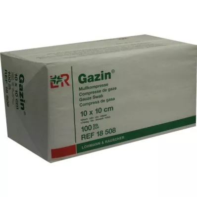 GAZIN Compresse de gaze 10x10 cm non stérile 16x Op, 100 pces