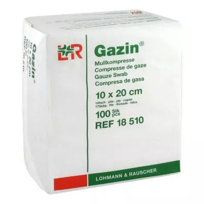 GAZIN Comp. de gaze 10x20 cm non stériles 12x op, 100 pces