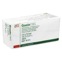 GAZIN Comp. de gaze 7,5x7,5 cm non stériles 12x RK, 100 pces