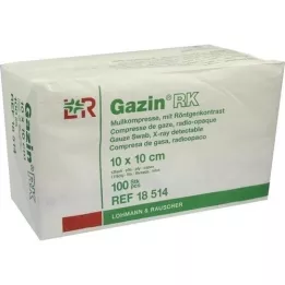 GAZIN Compresse de gaze 10x10 cm non stérile 12 plis RK, 100 pces