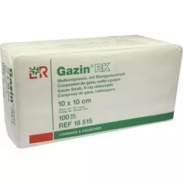 GAZIN Comp. de gaze 10x10 cm non stérile 16x RK, 100 pces